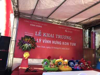 Tổ chức sự kiện - Lễ Khai Trương Đại Lý Vĩnh Hưng Kon Tum