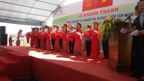 Tổ chức sự kiện - Lễ Khánh Thành Trung Tâm Quốc Gia Nghiên Cứu Và Phát Triển Sâm Ngọc Linh
