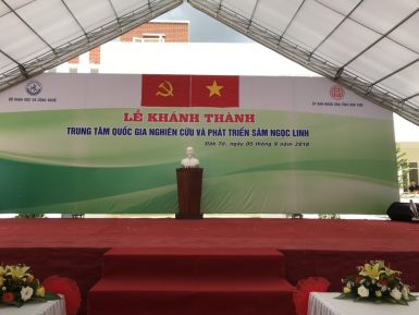 Tổ chức sự kiện - Lễ Khánh Thành Trung Tâm Quốc Gia Nghiên Cứu Và Phát Triển Sâm Ngọc Linh